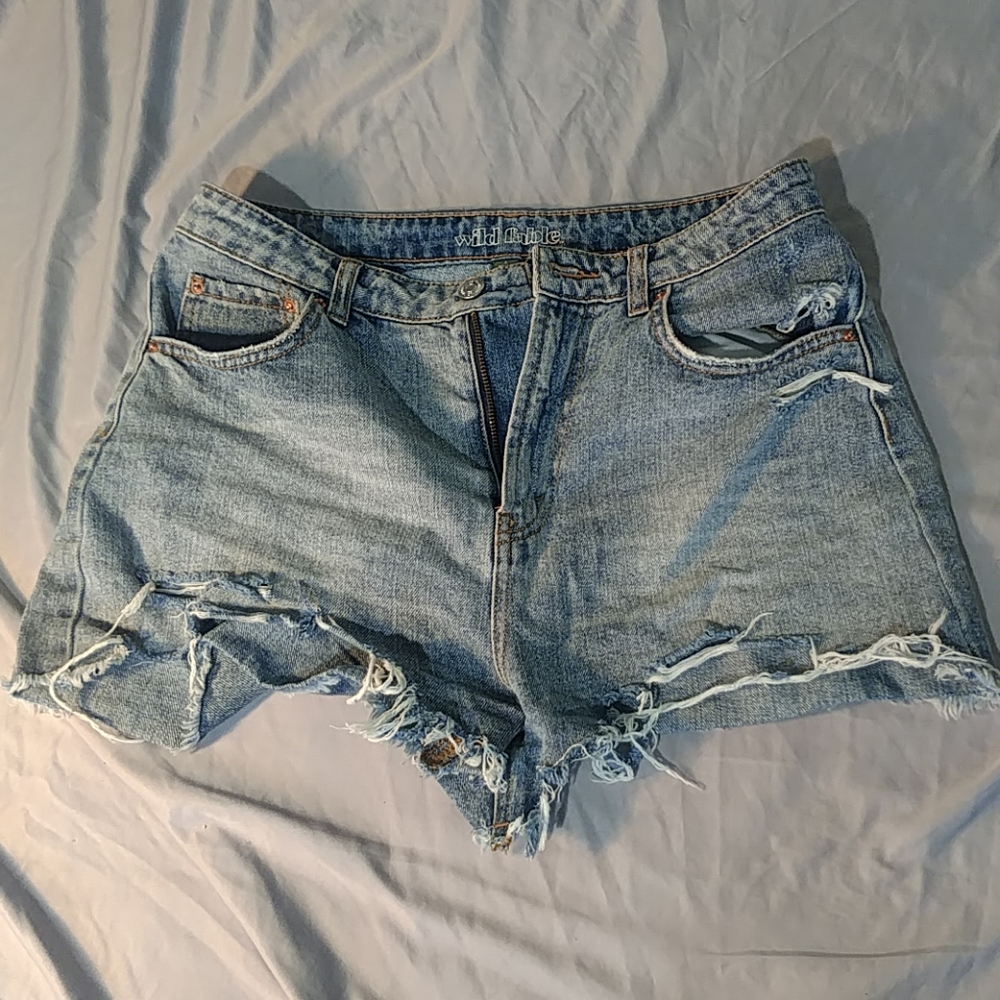 "Wild Fable" Brand Women's Blue High Rise Shorts
